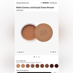 Anastasia Beverly Hills Cream Bronzer - Golden Tan